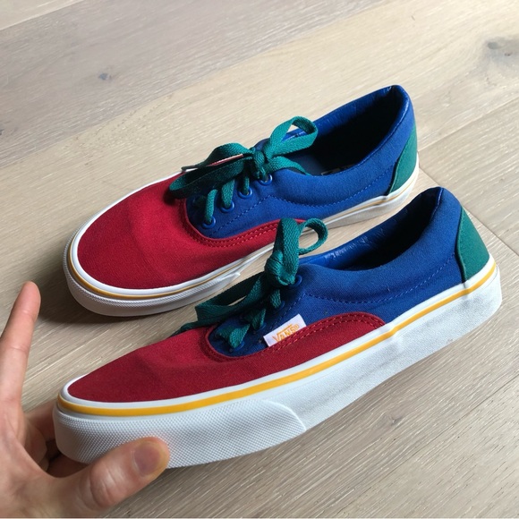 Vans Old Skool Canvas Sneakers Primary Color Block - Kids’ Size 5.5 - Picture 5 of 11